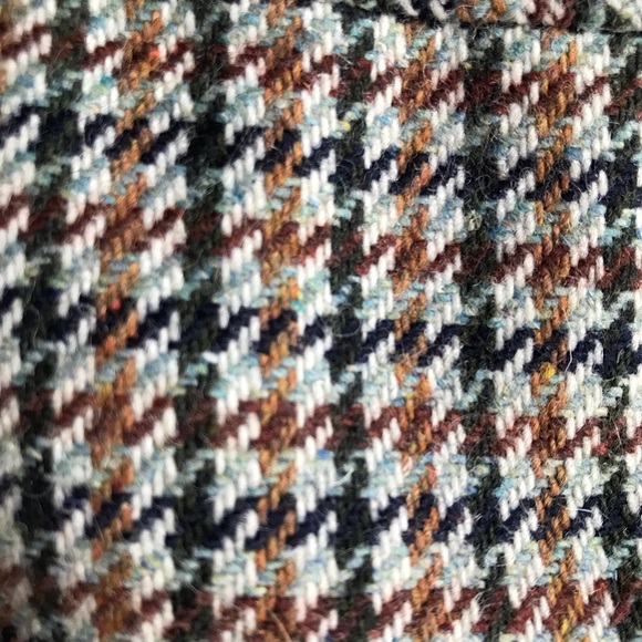 Handtailored BLARNEY Inter Hat Wool Made in Ireland Houndstooth 7 1/4 - Picture 11 of 16